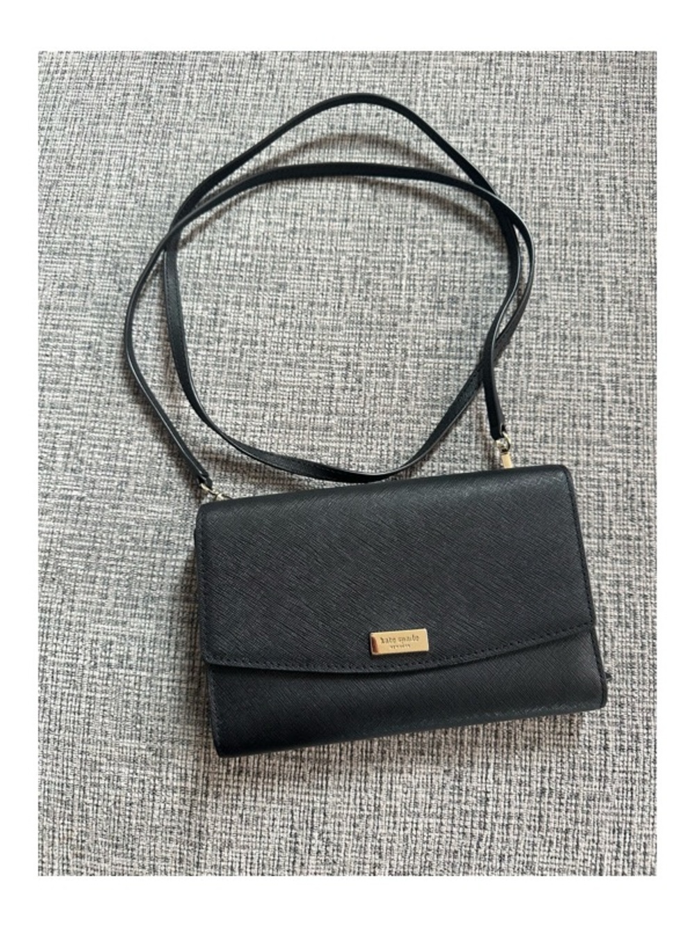KATE SPADE NEW YORK
crossbody purse/wallet organizer
Black SAFFIANO leather